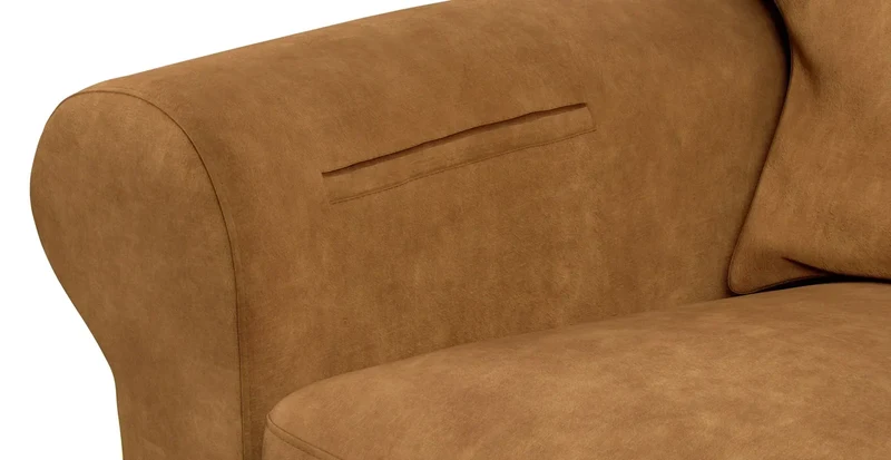 Sofa Storage Pocket — Add On - Signature Velvet Caramel