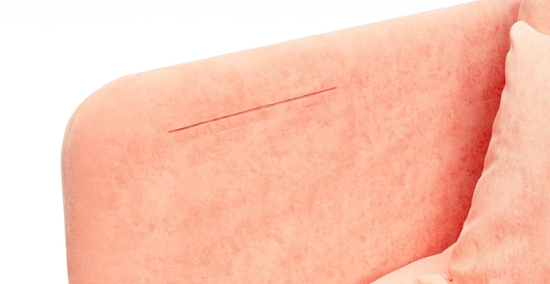 Sofa Storage Pocket — Add On - Classic Velvet Peach