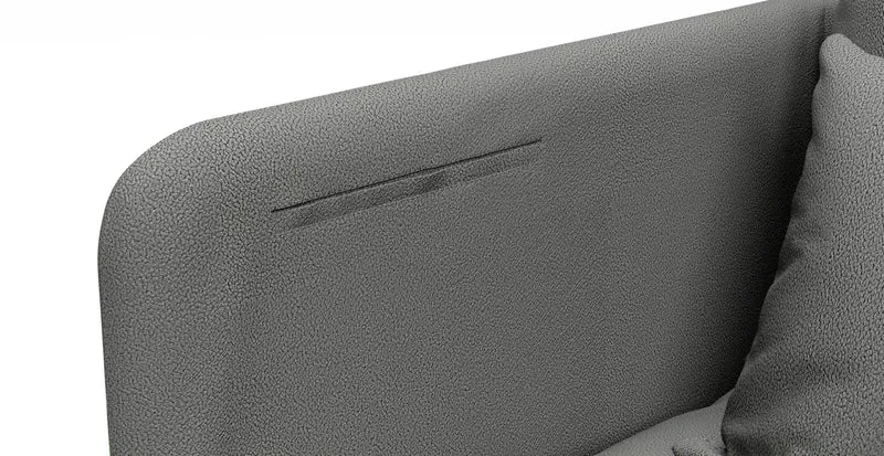 Sofa Storage Pocket — Add On - Mod Boucle Charcoal