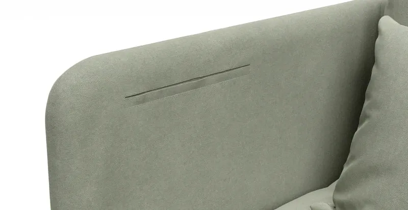 Sofa Storage Pocket — Add On - Signature Microfiber Silver Sage