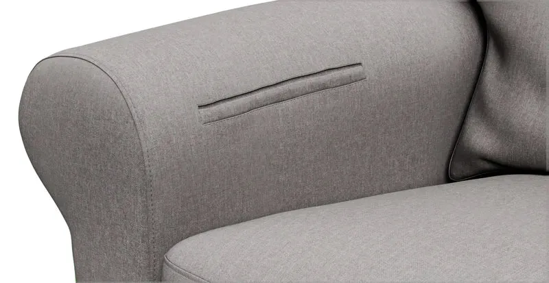 Sofa Storage Pocket — Add On - Care+ Canvas Ash