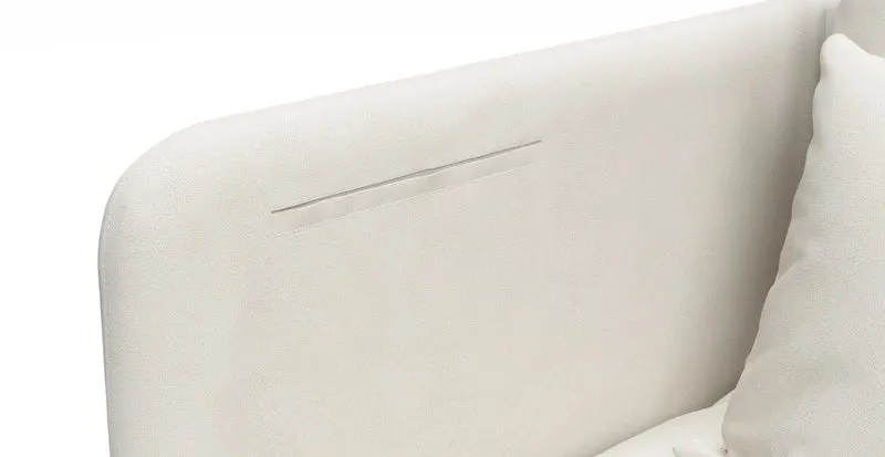 Sofa Storage Pocket — Add On - Everyday Weave Cream
