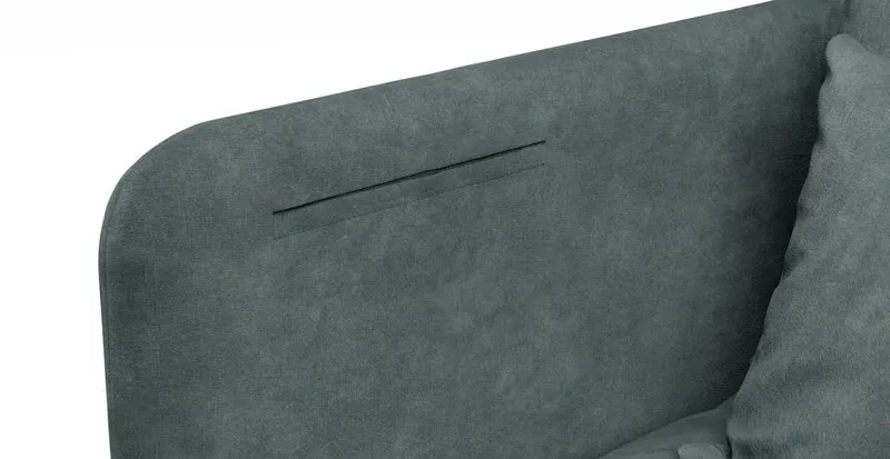 Sofa Storage Pocket — Add On - Signature Velvet Eucalyptus