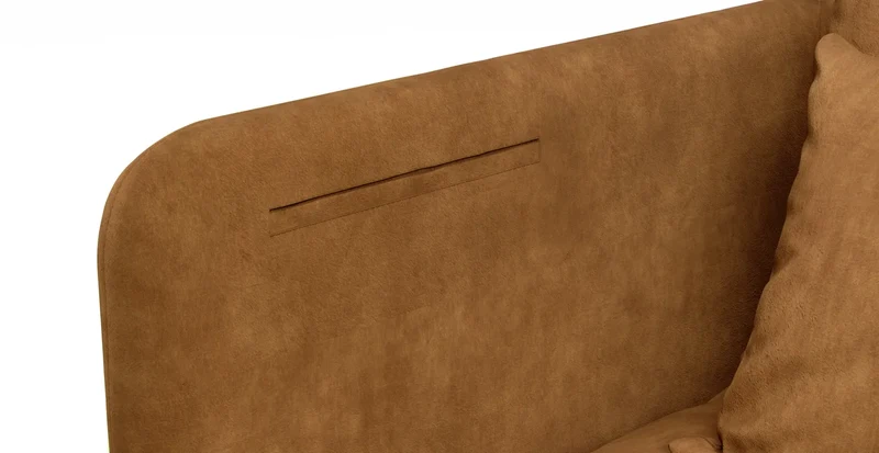 Sofa Storage Pocket — Add On - Signature Velvet Caramel