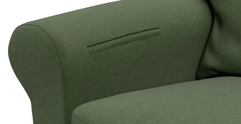 Sofa Storage Pocket — Add On - Everyday Cotton Forest Green