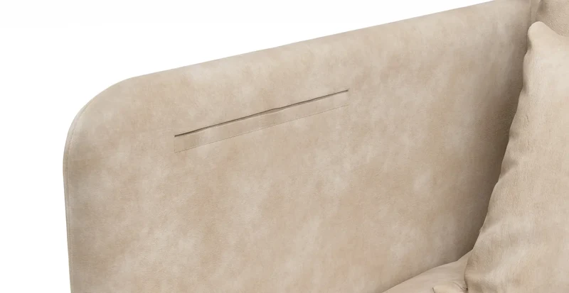 Sofa Storage Pocket — Add On - Signature Velvet Natural