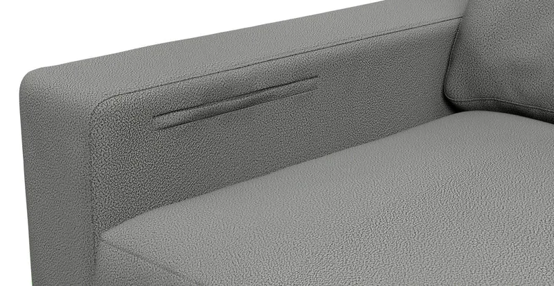 Sofa Storage Pocket — Add On - Mod Boucle Charcoal