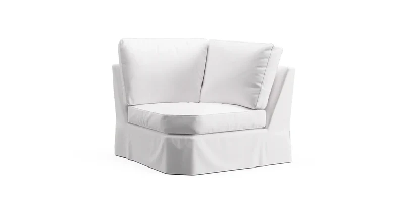 Buchanan Square Arm Curved Wedge Slipcover