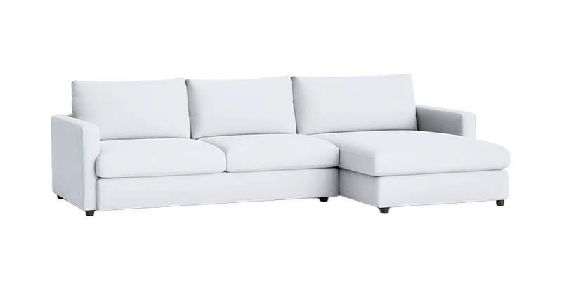 Allure Track Arm Left/Right Chaise Sectional Slipcover