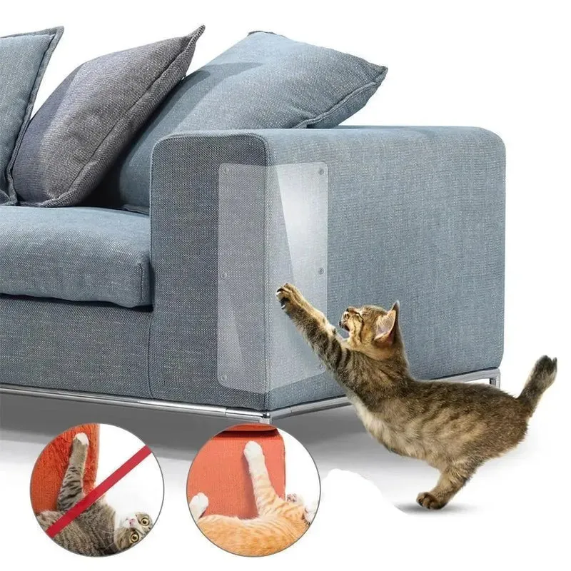 Film de Protection Mobilier Auto-Adhésifs Anti-griffes de Chat