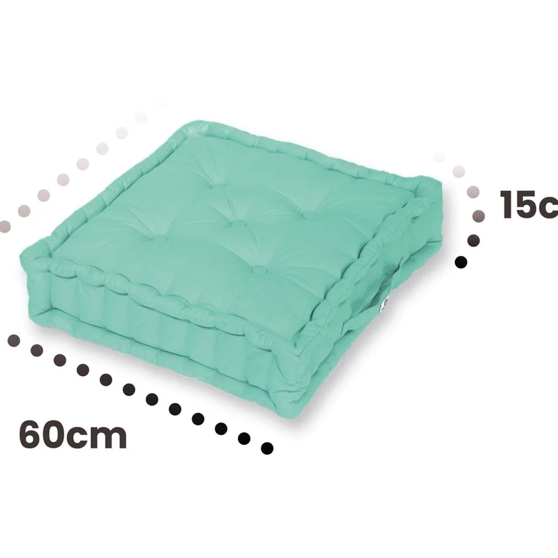 Coussin de sol lot de 2 (60 x H15 cm) Vert Mint